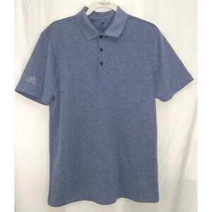 Adidas Primegreen Polo Shirt Men’s Medium Crew Navy Heather Golf Athletic